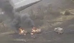 Бойцы 414-й бригады разгромили колонны оккупантов с техникой