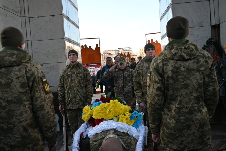 Із воїном та засновником видання Горинь Тарасом Давидюком, який загинув у бою проти окупантів на Запоріжжі, попрощалися у Києві 31