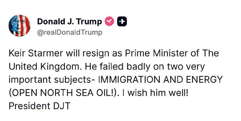 допис Трампа