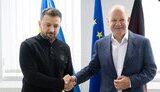 Володимир Зеленський та канцлер Німеччини Олаф Шольц