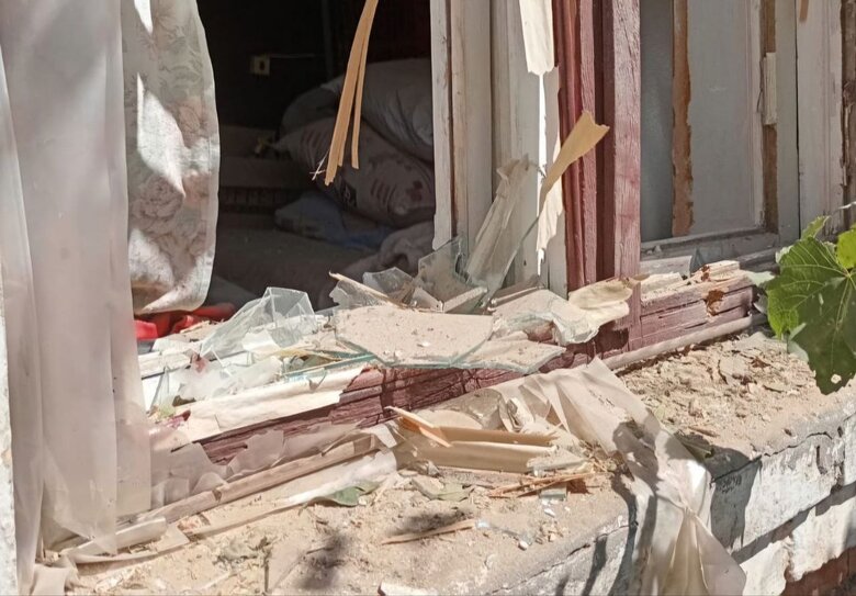 Russian shelling of the Nikopol district on 31 July