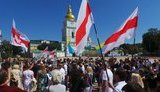 "Віримо, можемо, переможемо": акція на підтримку протестів білорусів проти Лукашенка відбувається у Києві. ВІДЕО+ФОТОрепортаж