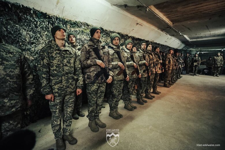 добровольцы 18-24 приняли присягу