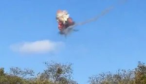Український винищувач влучив у ворожу повітряну ціль. ВIДЕО