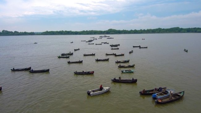 Понад півтисячі рибалок на човнах перекривали Дунай в Одеській області 01