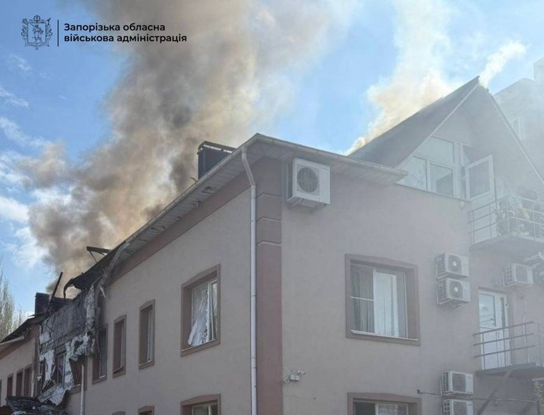 Удар по Запоріжжю 13 квітня
