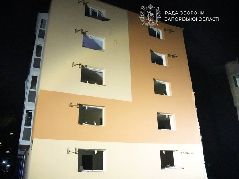 Attack on Zaporizhzhia on 17 October: five people injured, including a child