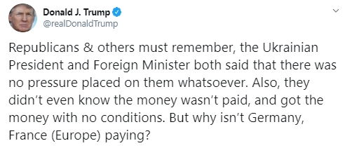 Зеленський і Пристайко не знали про затримку американської допомоги, - Трамп 01
