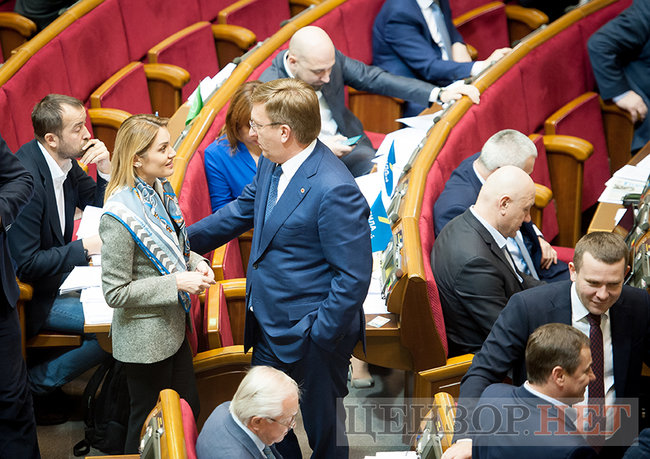 Диета Балоги, прическа Продан и длинные руки Яценко, - день работы Рады 6 декабря 08