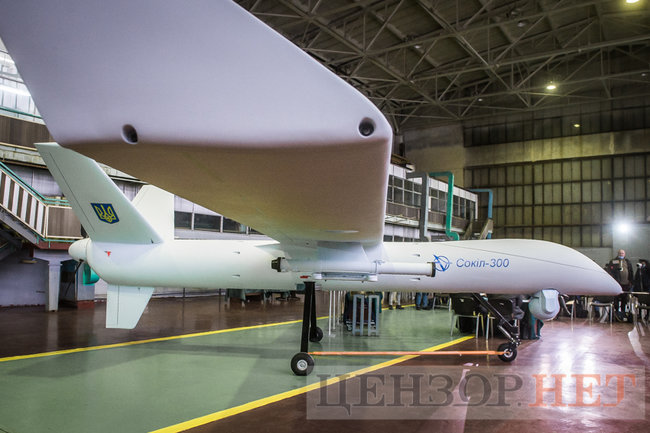 КБ Луч представило модель нового БПЛА Сокіл-300 09