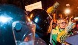 Януковичу принесли ананасы на вилах и поздравили с 20-летием референдума о независимости. ФОТОрепортаж