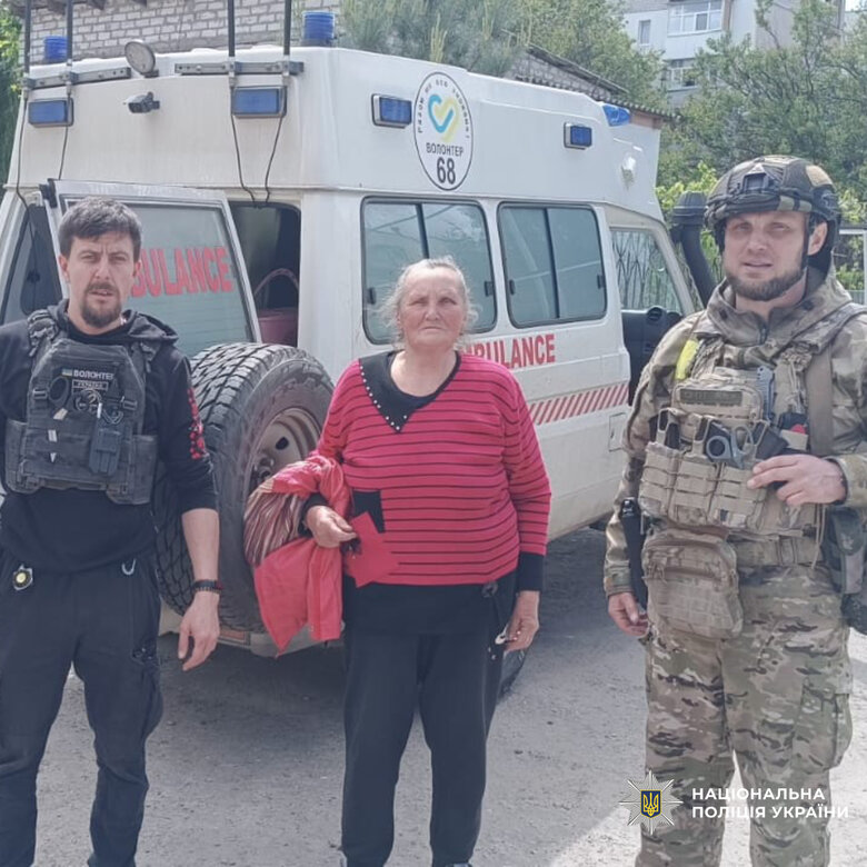 evacuation in the Kharkiv region