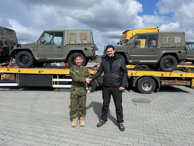 Cars for the Armed Forces of Ukraine from Japan