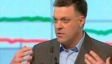 Журналистка - Тягнибоку: "Вам придется учить русский язык", - "Хі-хі-ха-ха, але воно так є". + ВИДЕО.