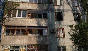 Consequences of Russian strike on Zaporizhzhia: high-rise buildings damaged. PHOTOS