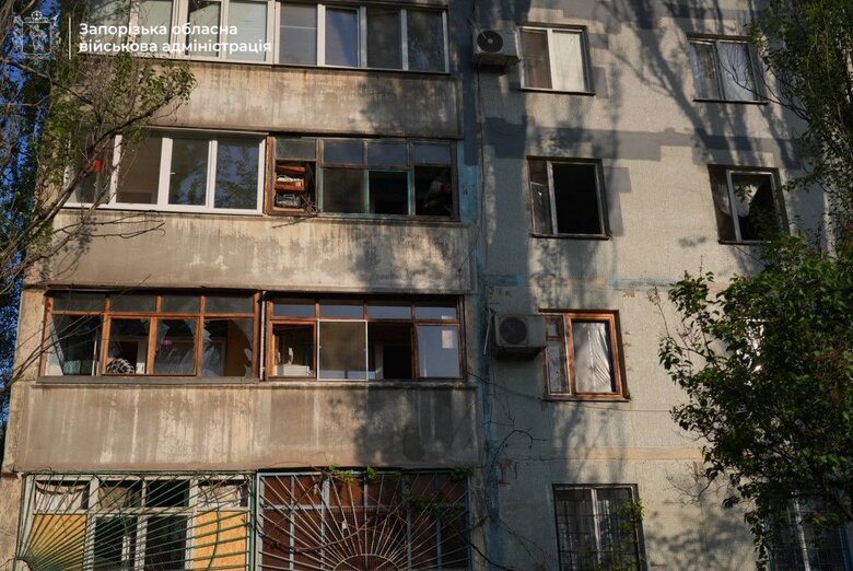 Consequences of the Russian attack on Zaporizhzhia on 24 April 2025