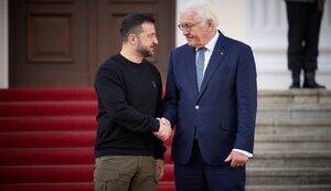Zelenskyy meets with German President Steinmeier: they discussed security situation and key needs of Ukraine. PHOTOS