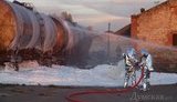 На железнодорожной станции в Одессе тушили цистерны с нефтью. ФОТОрепортаж