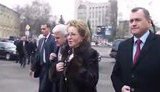 Спикер Совета Федерации России Матвиенко в Житомире: Только вышла, а они уже кричат "ганьба". + ВИДЕО.