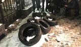 Посольство РФ закидали димовими шашками. ВIДЕО (оновлено)