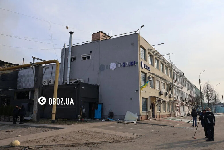 23.03 постраждав офіс OBOZ.UA