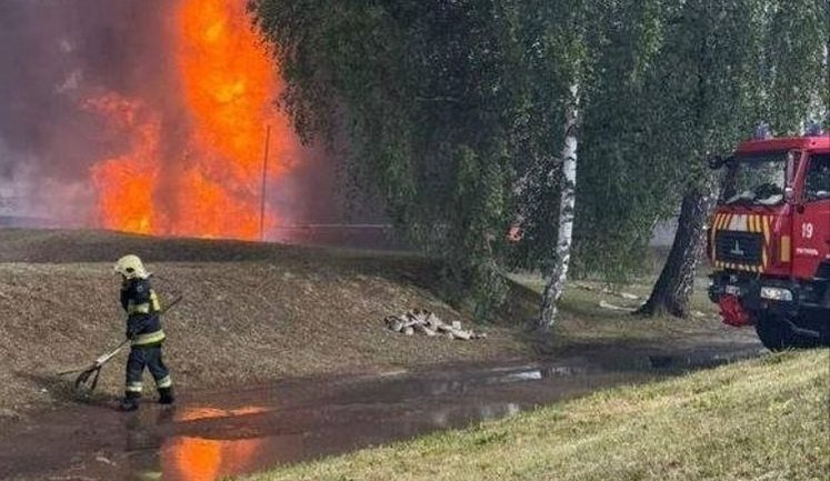 Consequences of Russian attack on facility in Rivne region: no threat to environment. PHOTO