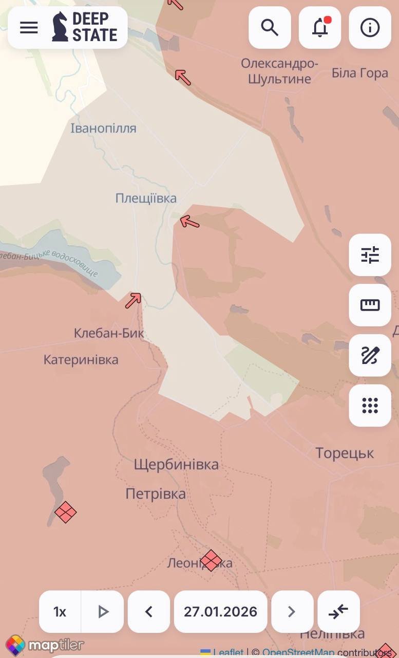 Ворог просунувся у Малій Токмачці та на Донеччині