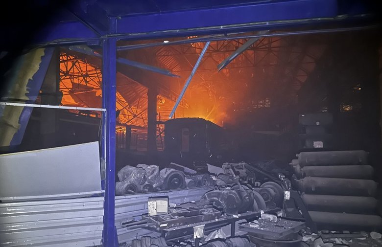 удар по депо в дніпрі