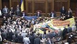 Потасовка в Раде: оппозиция блокирует трибуну. + ВИДЕО.