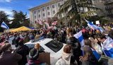 Росіяни і білоруси у Грузії вийшли на протест проти війни Путіна. ВІДЕО+ФОТО