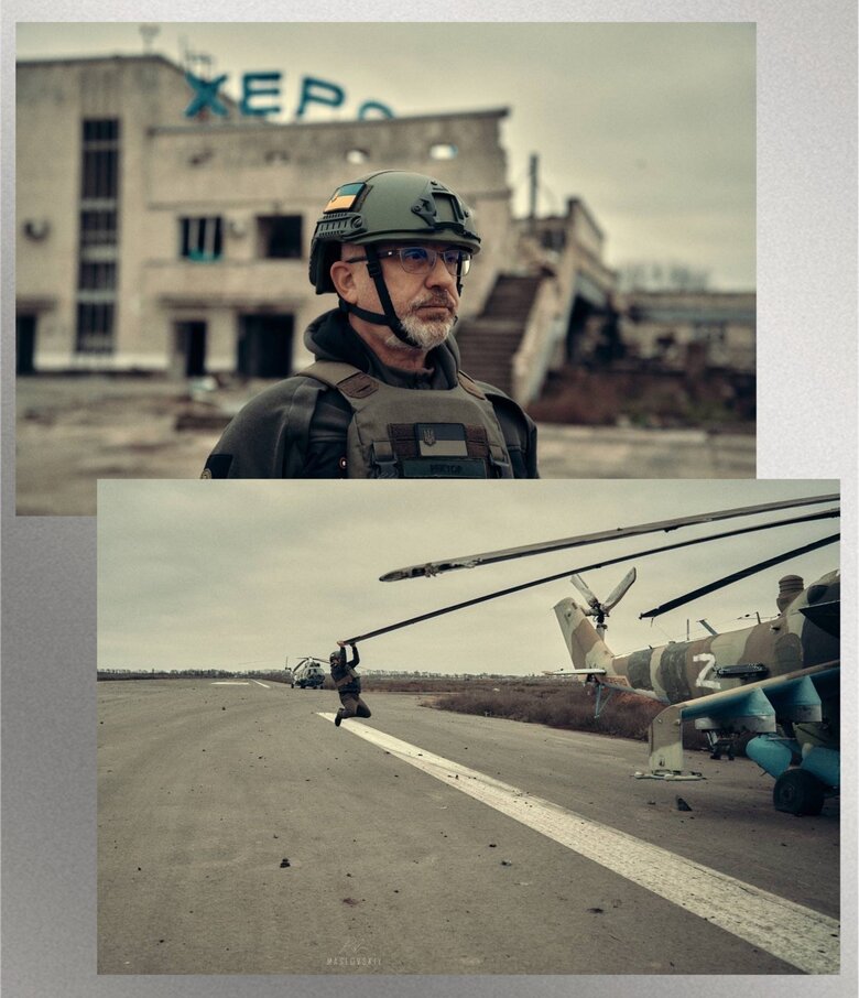 Резников посетил аэропорт Херсон в Чернобаевке: Первые три буквы - единственное, что оккупанты получат от Украины 01 Резников посетил аэропорт Херсон в Чернобаевке: Первые три буквы - единственное, что оккупанты получат от Украины 01