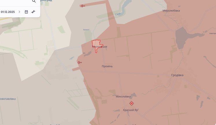 Enemy has occupied Kozatske, advanced in Pokrovsk and Myrnohrad, as well as in Donetsk and Zaporizhzhia regions, - DeepState. MAP
