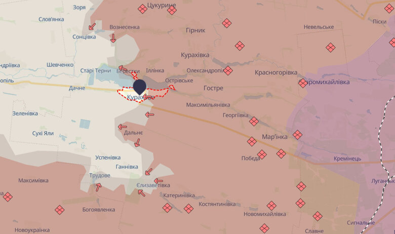 У Кураховому залишаються понад 600 осіб