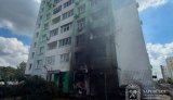 удар по будинку у Харкові