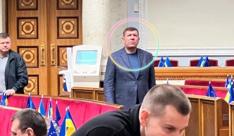 Колишній "слуга народу" Гунько, якого підозрюють у хабарництві, вийшов під заставу та засідає у ВР. ФОТО