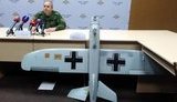 "Drone has symbols of Wehrmacht on its wings," – Russian terrorists’ mouthpiece Basurin shows alleged Ukrainian UAV downed by militants. VIDEO