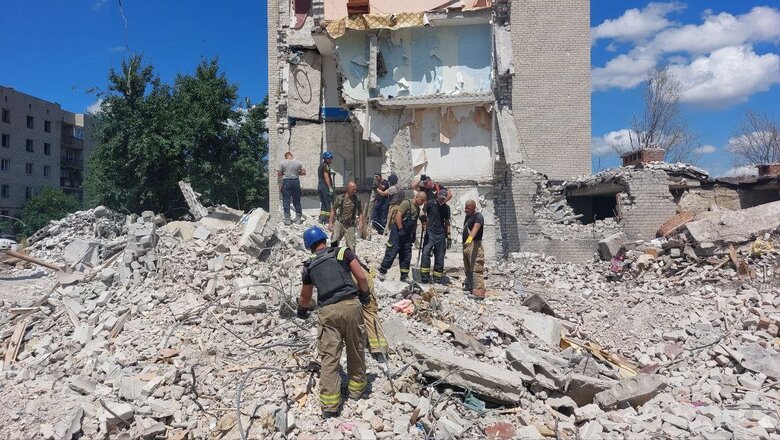 45 dead bodies pulled out from under rubble of house in Chasiv Yar, - SES 02