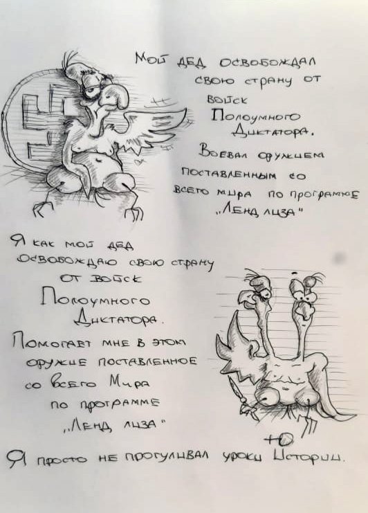 Комікси з передової: Руслан із харківської тероборони малює війну 07