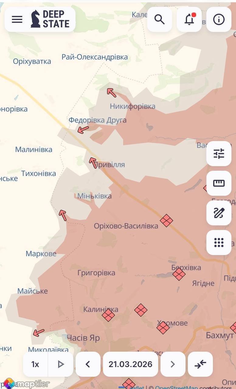 Враг продвинулся в Миньковке и возле Федоровки Второй