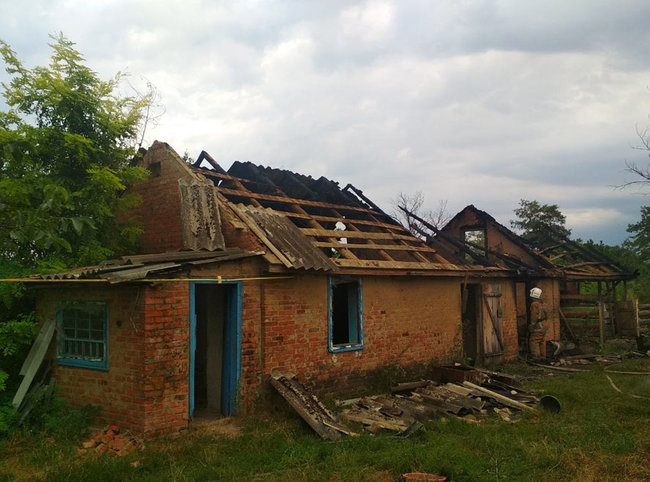 4-річний хлопчик загинув під час пожежі на Полтавщині, - ДСНС 02