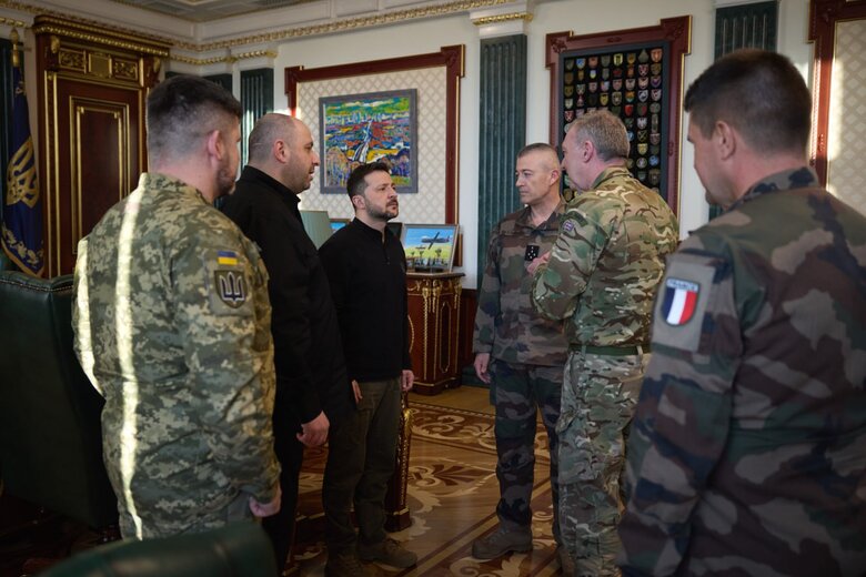 Zelenskyy's meeting with Radakin and Burkar