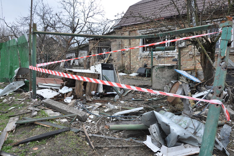 Зруйноване окупантами селище Горенка у передмісті Києва 30