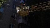Російський БпЛА застряг у деревах біля будинків у Сумах