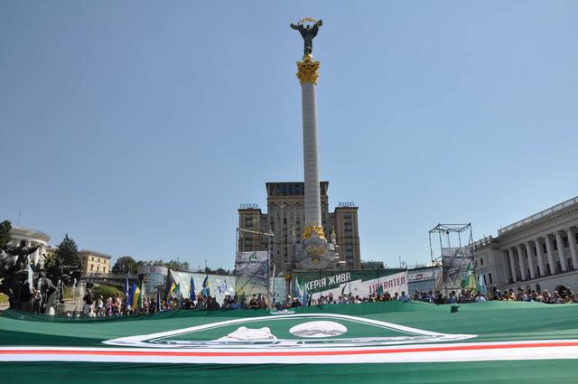 Ukrainian soldiers celebrated Day of Ichkeria victory over Russian occupants in Grozny 04