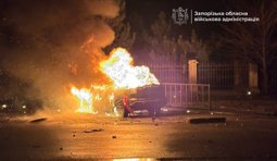 Російські окупанти атакували транспортні об’єкти у Запоріжжі за допомогою БпЛА