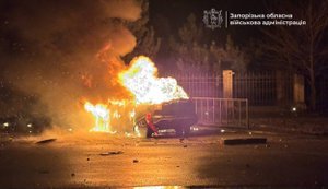 Росіяни атакували дронами транспортну інфраструктуру в Запоріжжі. ФОТОрепортаж