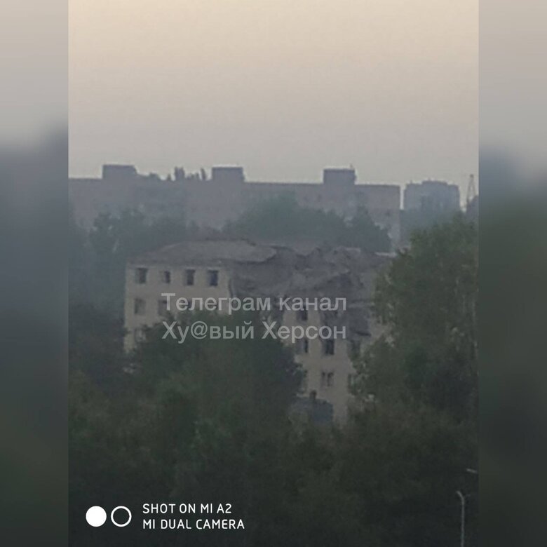 ЗСУ влучили у військову частину рашистів в окупованому Херсоні 01