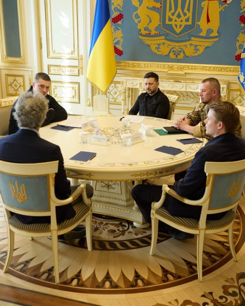 Зеленський зустрівся із CEO Palantir Technologies Алексом Карпом