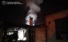 пожар в Запорожье в результате атаки бпла
