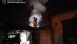 fire in Zaporizhzhia as a result of a drone attack